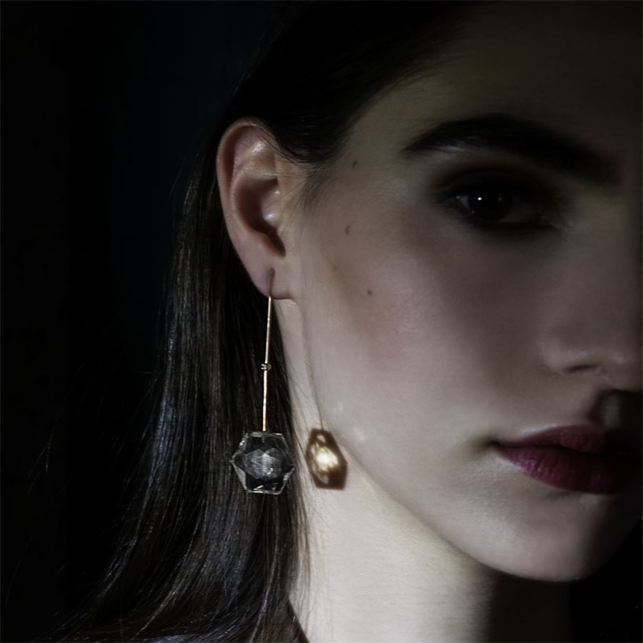Rose gold 'Amo' with crystals AMI | OR7 CDR OTTGAU9R CT.0,04